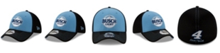 New Era Men's Black, Light Blue Kevin Harvick Busch Light Neo 39Thirty Flex Hat